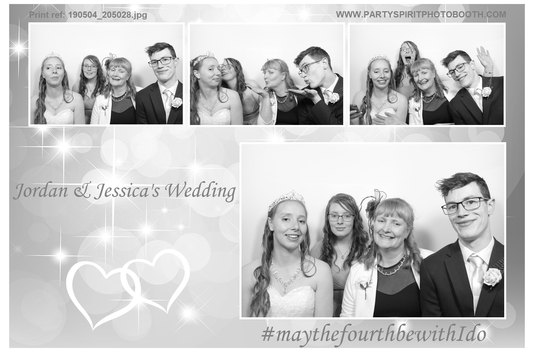 Jordan and Jessica's Wedding | View more photos from the event at gallery.partyspiritphotobooth.com/u/PartySpiritPhotoBooth/Jordan-and-Jessicas-Wedding